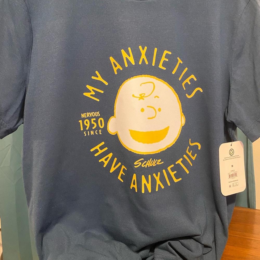 MY ANXIETIES HAVE ANXIETIES- CHARLIE BROWN tee